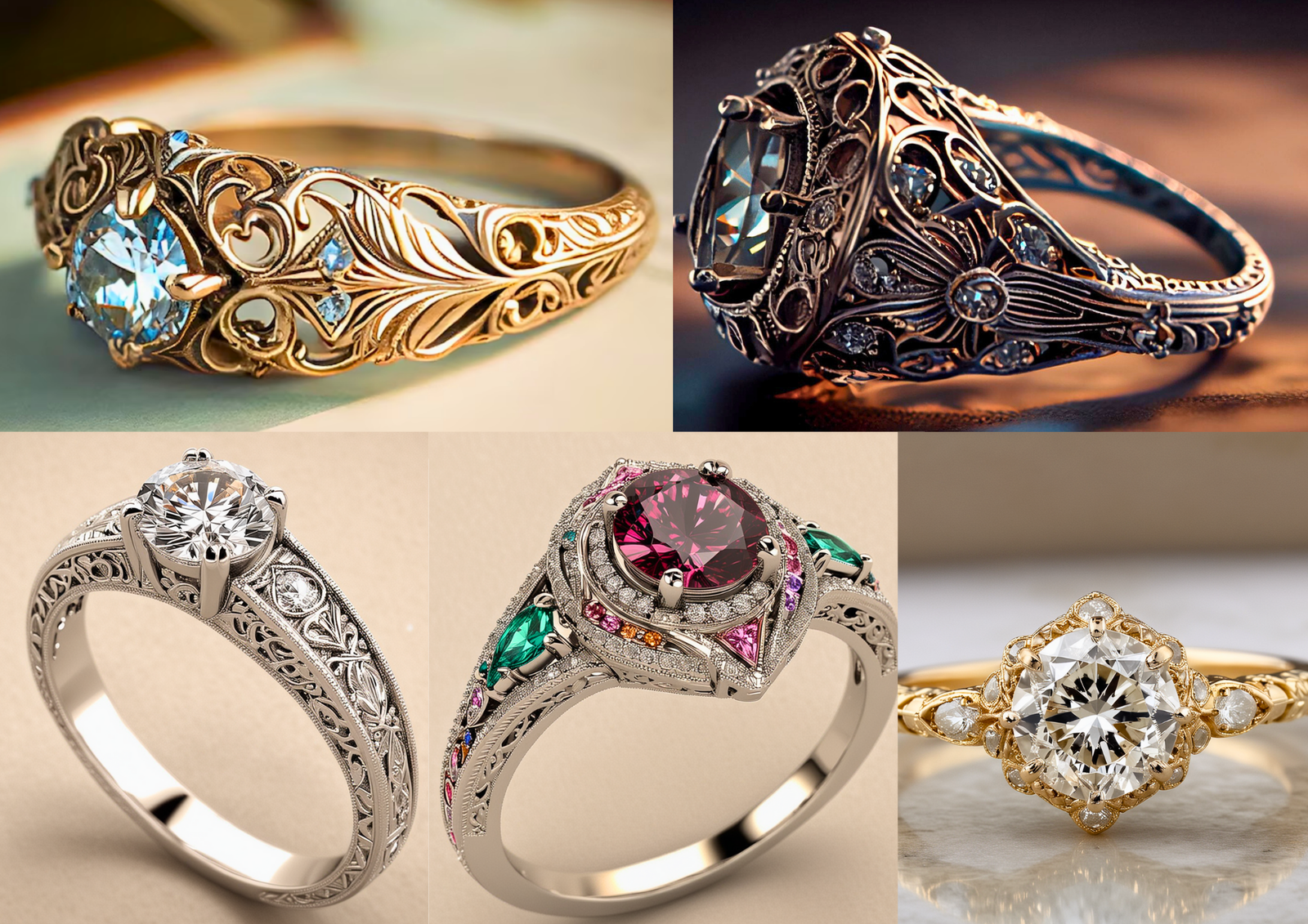 Vintage Engagement Rings