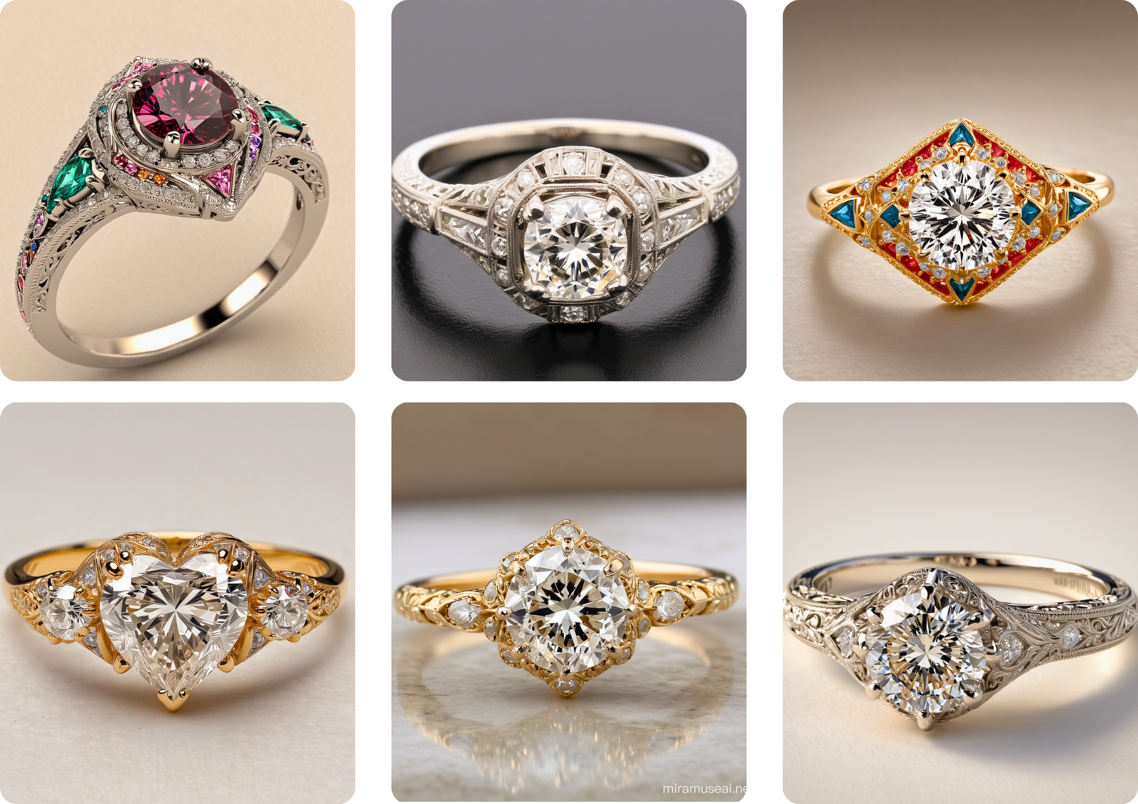 vintage engagement rings