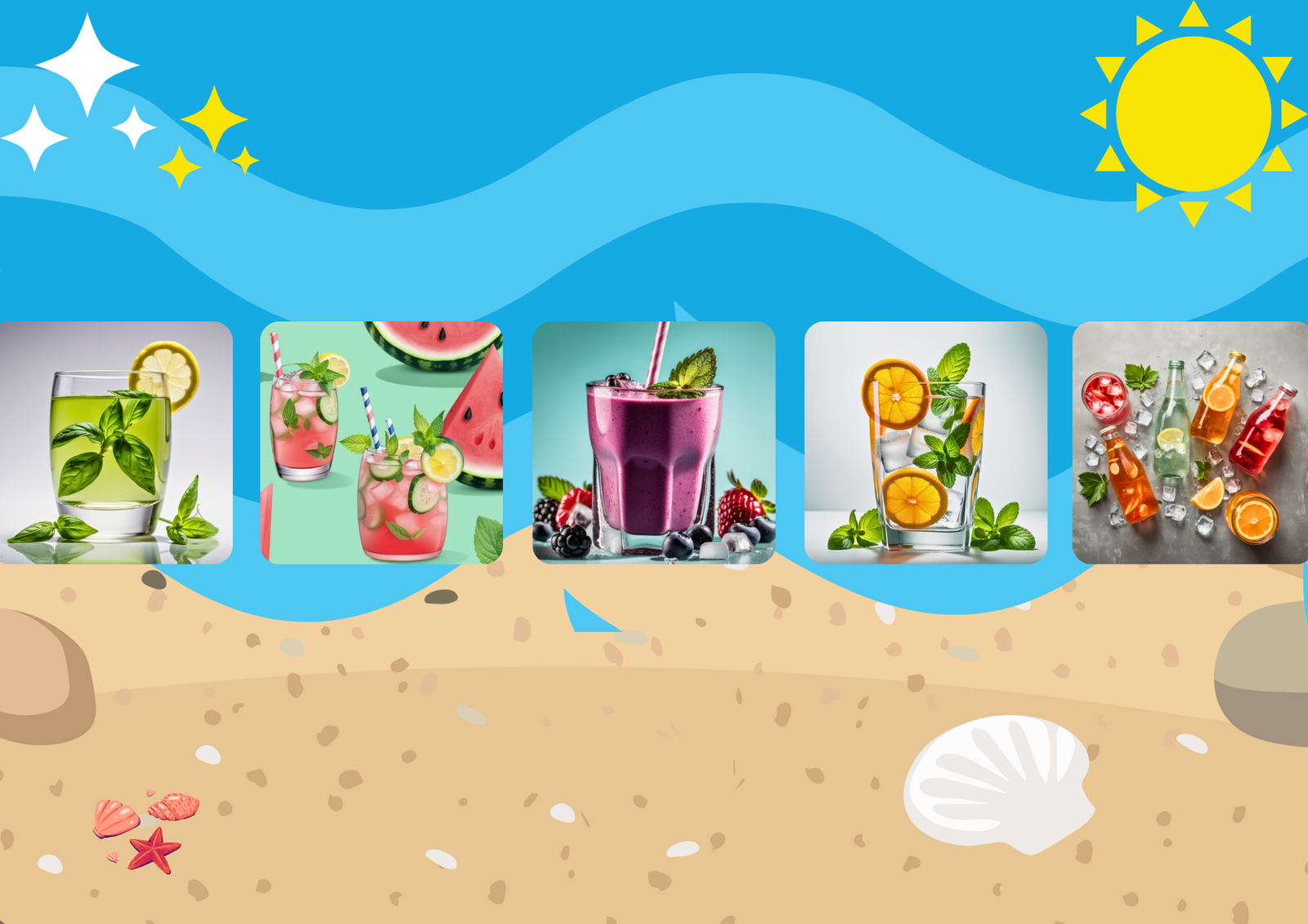 summer hydration energy drinks