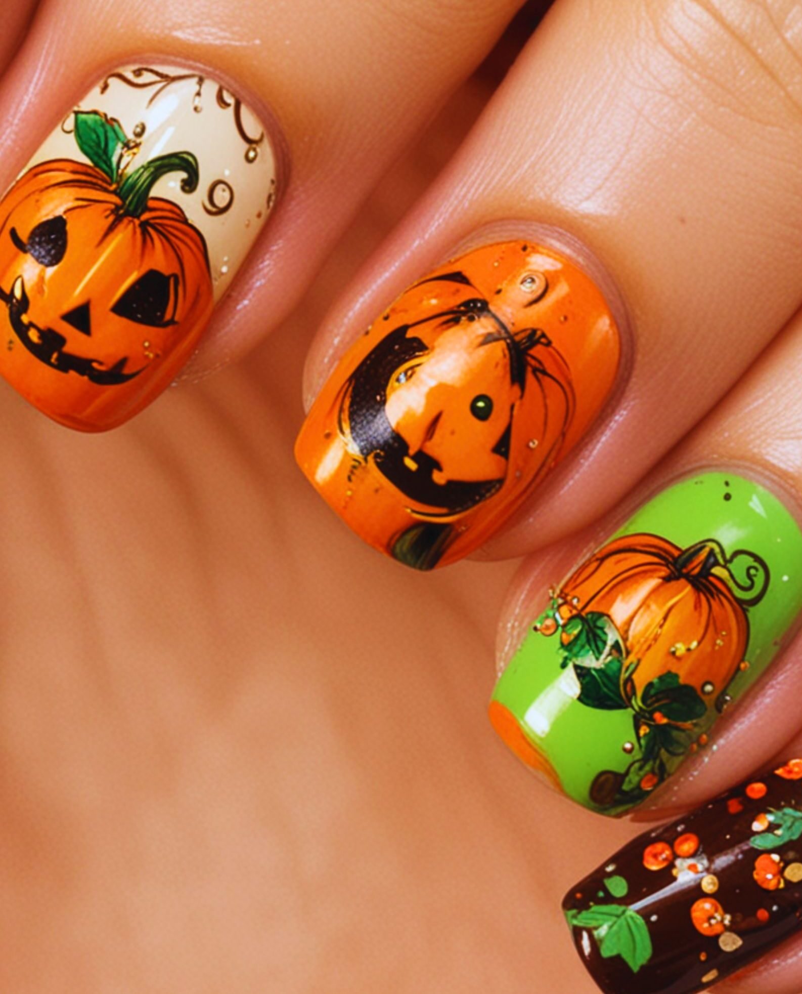 halloween nails