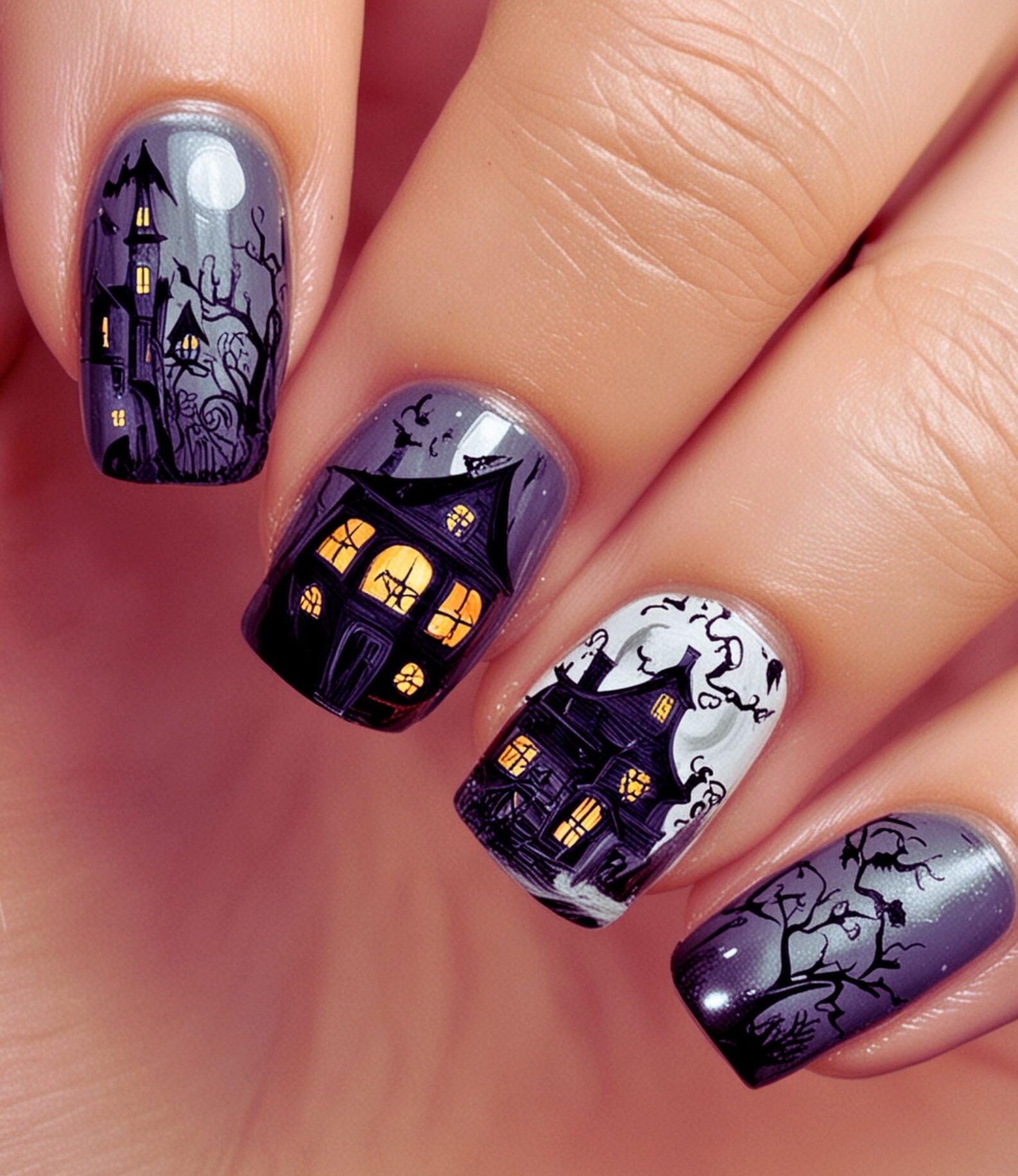 halloween nails