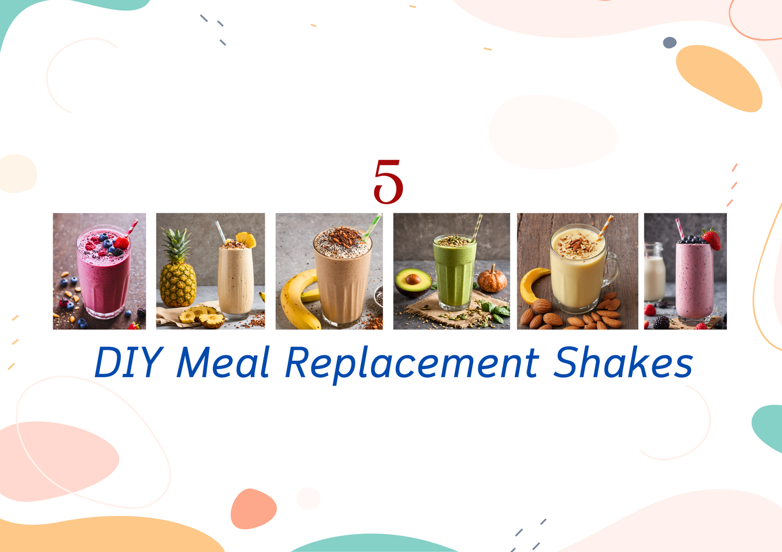 DIY meal replacement shake